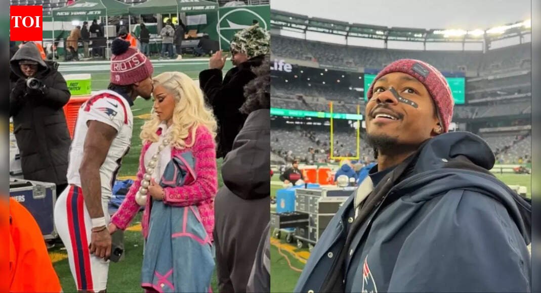 Stefon Diggs scans the stands searching for Cardi B after New England Patriots’ big 42-10 win over New York Jets | NFL News