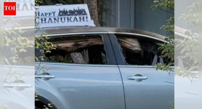 'Suspicious fire': Car with 'Chanukah' sign set ablaze in Melbourne; comes days after Bondi beach shooting