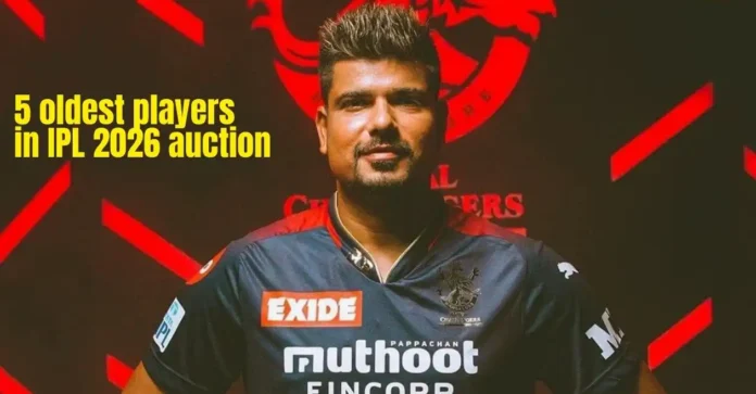 Top 5 oldest players in the IPL 2026 mini-auction