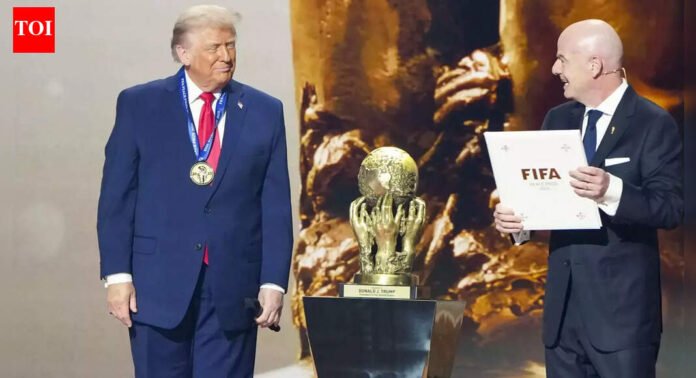US President Donald Trump all smiles as he wins FIFA's new peace prize | Football News