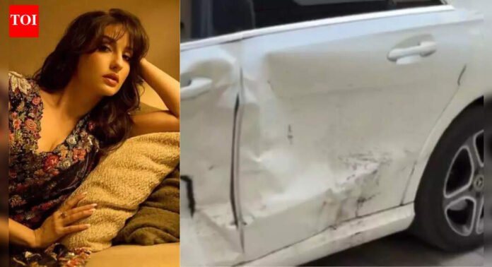 'Very traumatic, saw my life flash before me': Nora Fatehi after drunk driver rams into her car in Mumbai | Mumbai News