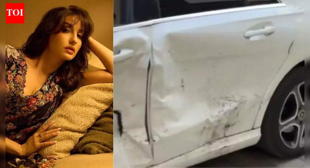 ‘Very traumatic, saw my life flash before me’: Nora Fatehi after drunk driver rams into her car in Mumbai | Mumbai News