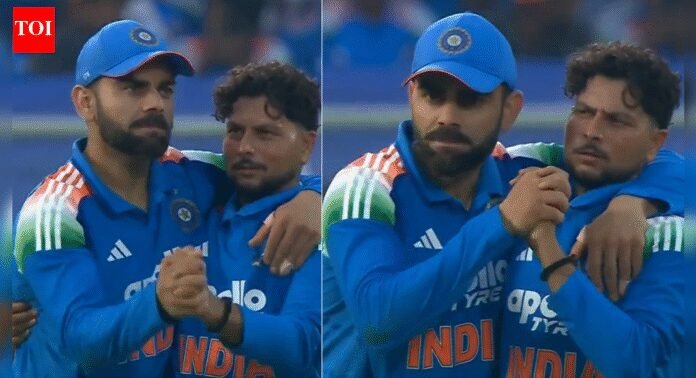 Virat Kohli converts Vizag into a dance floor; slow-dance moment with Kuldeep Yadav goes viral – Watch | Cricket News