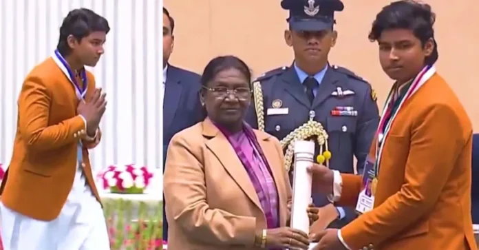 WATCH: President Droupadi Murmu honours cricket prodigy Vaibhav Suryavanshi with Bal Puraskar