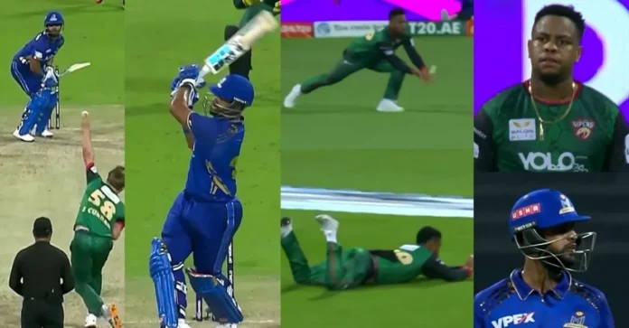 WATCH: Shimron Hetmyer pulls off a stunning grab to dismiss Nicholas Pooran in ILT20 2025-26