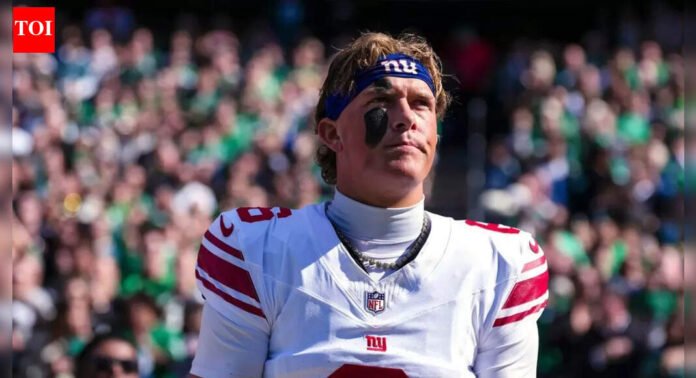 Why Giants rookie Jaxson Dart wears eye black and a signature chain every time he takes the field? Here's the heartfelt reason behind this ritual | NFL News