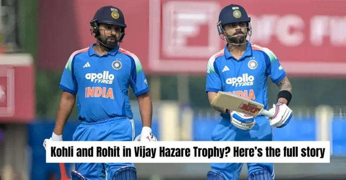 Will Virat Kohli and Rohit Sharma play in the Vijay Hazare Trophy? Check the full details inside