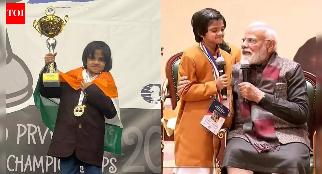 World champion at 7 in her first international event; ‘nervous’ while meeting PM Modi: How Pragnika Lakshmi became a chess prodigy | Chess News