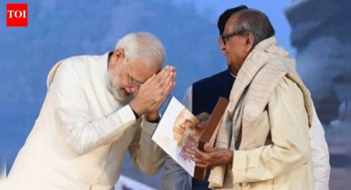 ‘Deeply saddened’: PM Modi condoles death of Statue of Unity creator Ram Sutar at 100; tributes pour in | India News