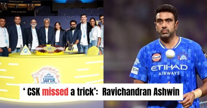 ‘Missed a small trick’: Ravichandran Ashwin provided a blunt assessment of the CSK’s performance in IPL 2026 Auction