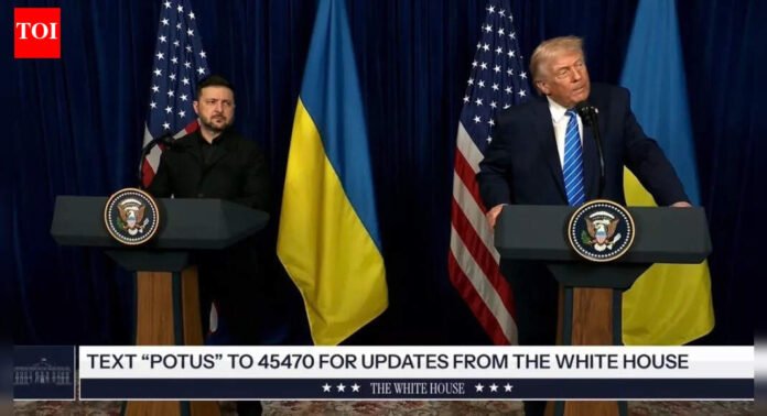 ‘Russia wanted Ukraine to succeed,’ says Trump after meeting Zelenskyy — watch his reaction