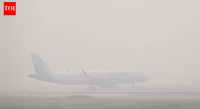 ‘Steadily recovering’: Low visibility disrupts flight ops in Delhi; airport issues advisory | India News