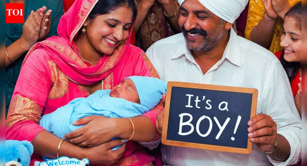 After 10 daughters, Haryana couple welcome a son; father denies patriarchy claims | Chandigarh News
