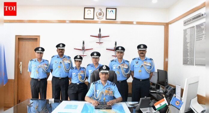 Air Marshal Seethepalli Shrinivas takes charge as AOC-in-C, Training Command | India News