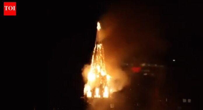 Amsterdam: Fire engulfs iconic Vondelkerk church during New Year celebrations; watch