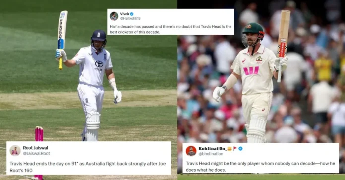 Ashes 2025-26: Fans erupt as Travis Head’s explosive knock overshadows Joe Root’s century on an action-packed Day 2 of Sydney Pink Test