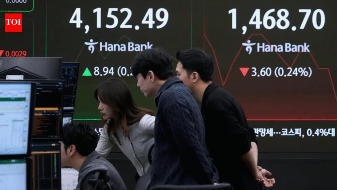 Asian stocks today: Markets slip as yen surge drags Japan equities; tariff worries weigh on sentiment