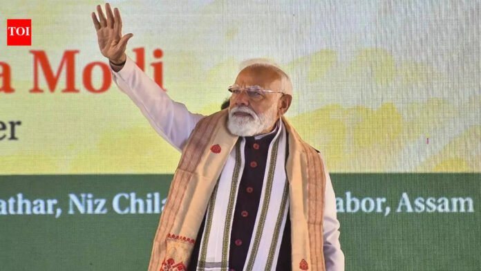 'BJP people's 1st choice': PM Modi hails major BMC win; hits out at Congress in Assam | India News