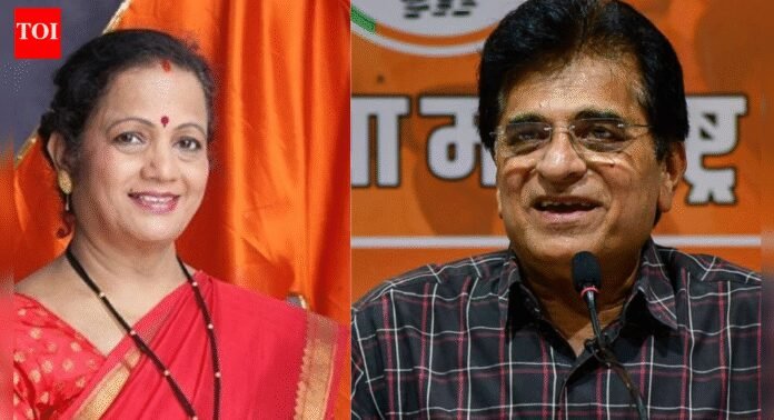 BMC polls: BJP leader Kirit Somaiya alleges ex-mayor Kishori Pednekar filed false affidavit; RO seeks statement | Mumbai News