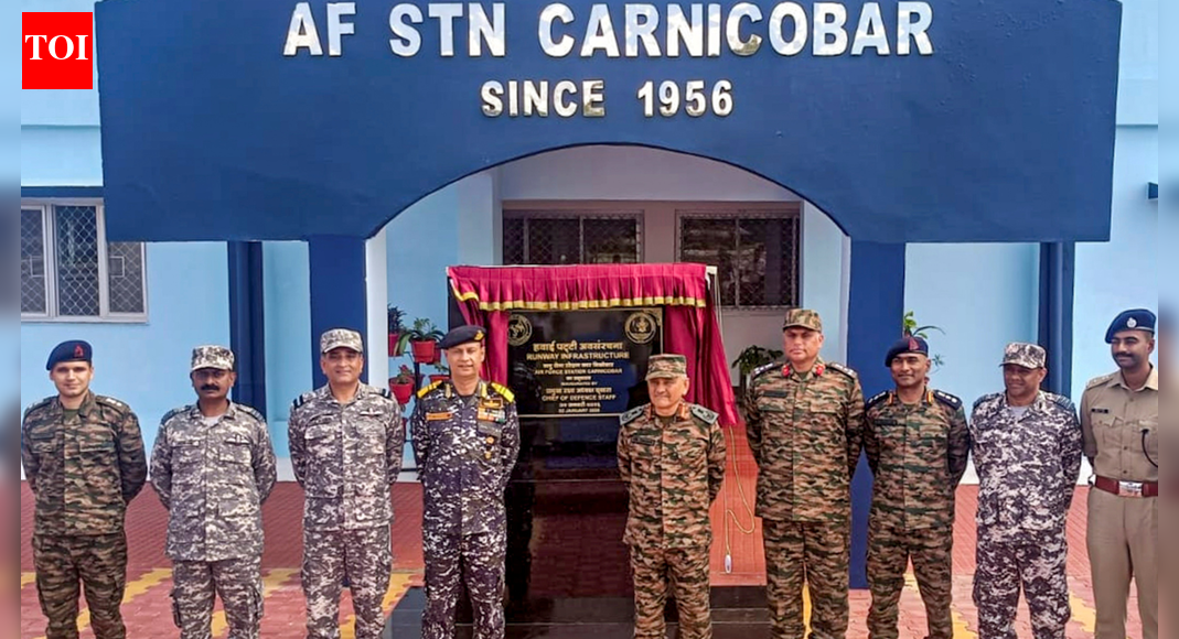 CDS inaugurates upgraded runway at IAF base in Car Nicobar island | India News