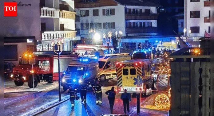 'Ceiling on fire': Panicked partygoers smashed windows; witnesses recount Swiss bar horror