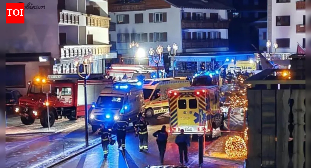 'Ceiling on fire': Panicked partygoers smashed windows; witnesses recount Swiss bar horror