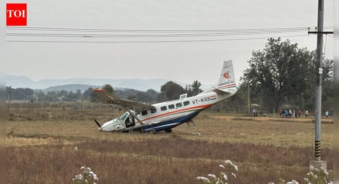 Cessna crashes in Odisha near Rourkela with 6 onboard; no casualties | India News