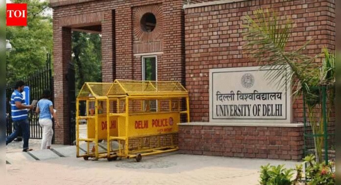 DU bids adieu to wall of democracy | India News