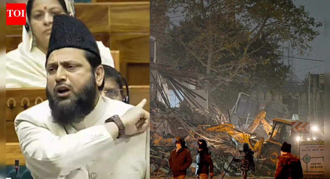 Delhi demolition drive: Samajwadi Party MP Mohibbullah Nadvi present at site; 5 arrested | Delhi News