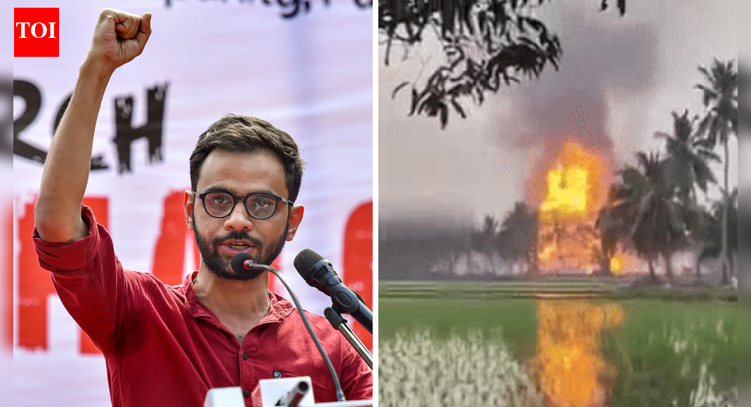 Evening news wrap: Supreme Court rejects Umar Khalid's bail in Delhi riots case; fire erupts at ONGC well in Andhra Pradesh & more | India News