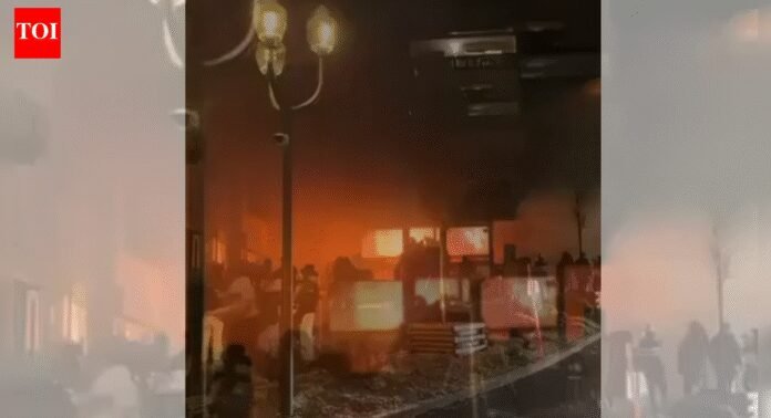 Explosion rips through a bar in luxury Swiss ski resort town of Crans Montana; several feared dead - visuals emerge