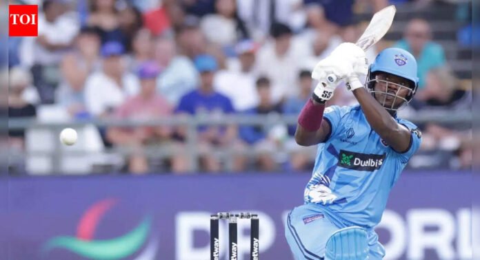 Fireworks at Newlands: Sherfane Rutherford, Dewald Brevis power Pretoria Capitals to first win | Cricket News