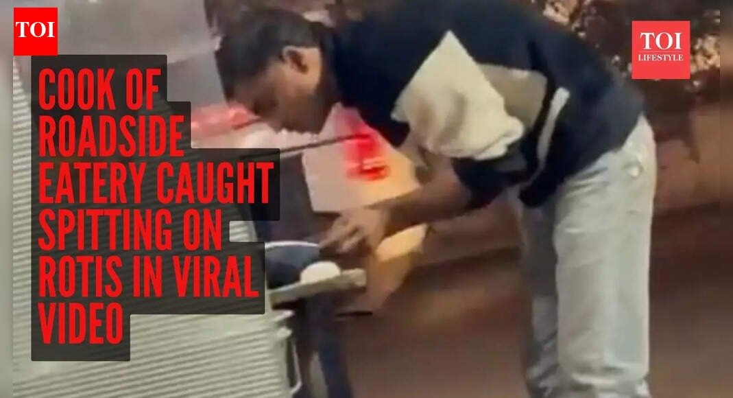 Ghaziabad shocker: Cook of roadside eatery caught spitting on rotis in viral video, taken into custody |