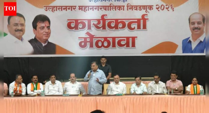 Goondaraj and self-interest politics must end’: Ravindra Chavan targets Kalani–Shiv Sena alliance ahead of UMC polls | Thane News