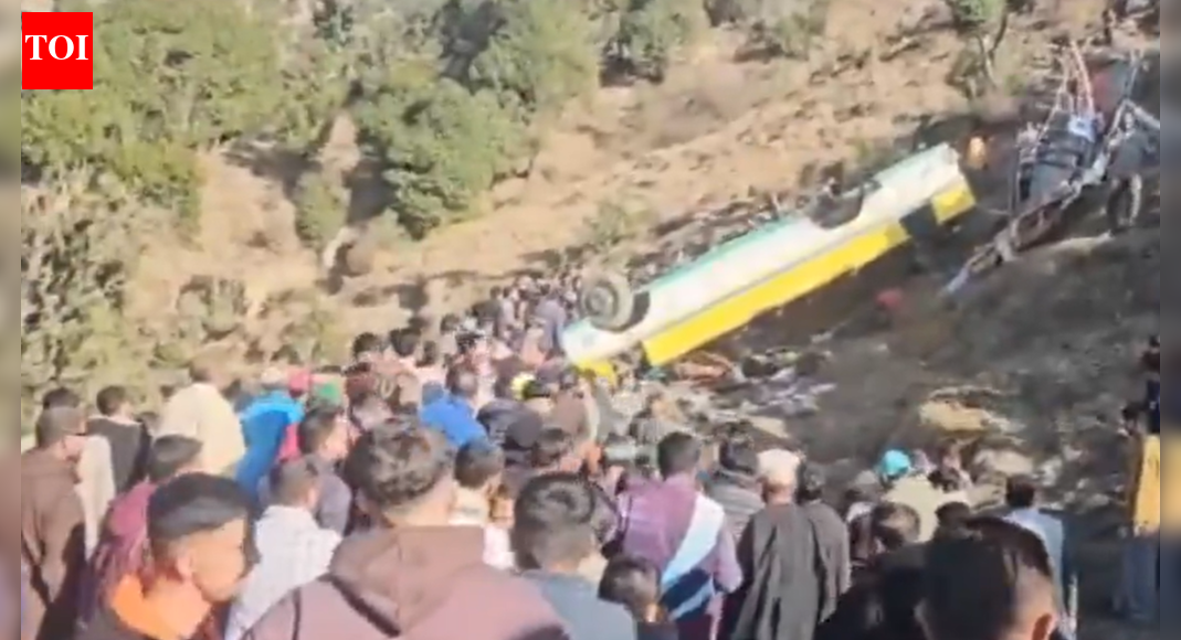Himachal Pradesh: 8 dead as private bus rolls down the hill in Sirmaur - video | India News