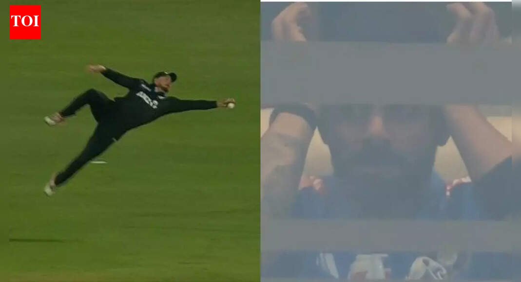 IND vs NZ: Glenn Phillips defies physics, nearly pulls off stunner at point; Virat Kohli can’t believe his eyes - Watch | Cricket News