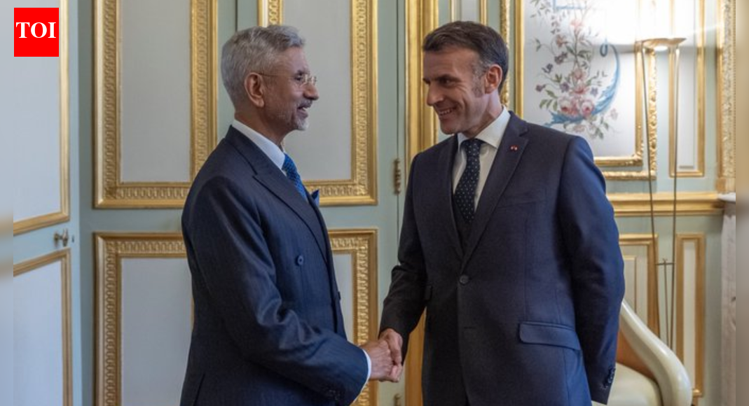 Jaishankar meets French President Emmanuel Macron: EAM conveys PM Modi’s warm wishes; exchanges views on global issues | India News