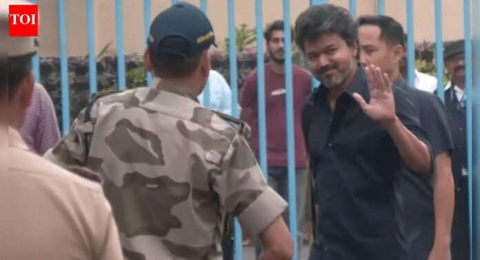 Karur stampede probe: CBI grills TVK chief Vijay in Delhi; charge sheet decision next | Delhi News