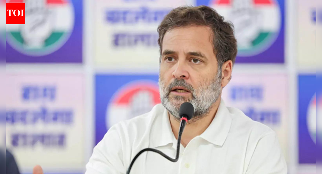 Maharashtra civic polls: Rahul Gandhi accuses EC of 'gaslighting citizens'; BJP takes 'khandani chor' jibe | India News