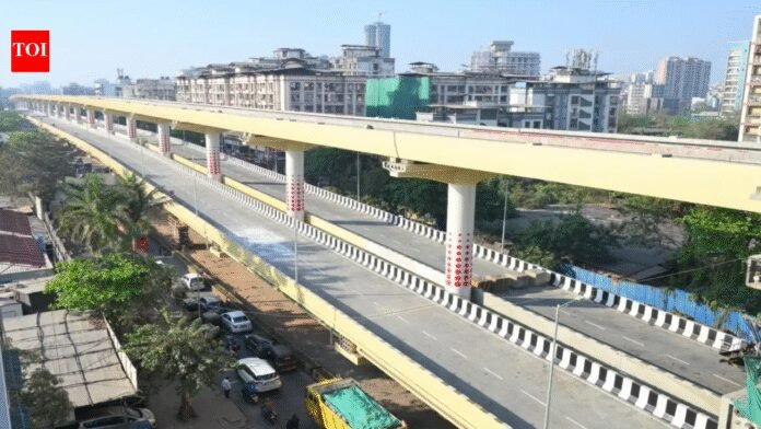 Maharashtra's Mira–Bhayander flyover sparks debate over lane narrowing; MMRDA says design is planned | Mumbai News