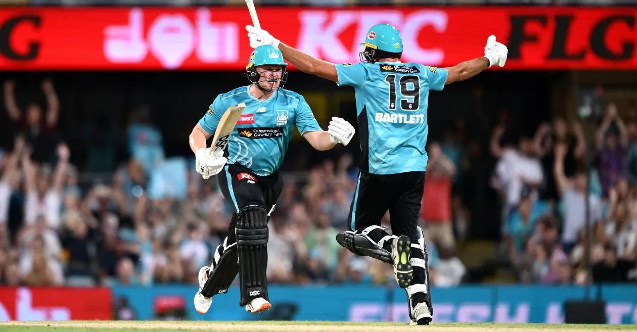 Max Bryant’s explosive knock guides Brisbane Heat to a thrilling victory over Melbourne Stars in BBL