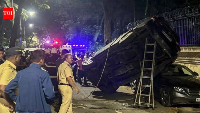 Mumbai pile-up: Juhu police register FIR against Mercedes driver | Mumbai News