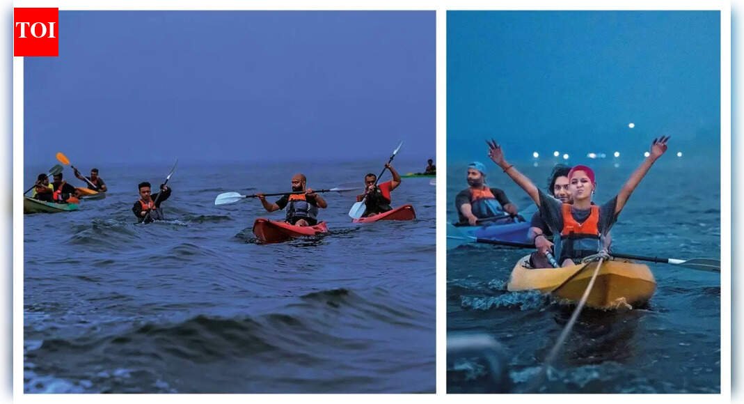 Mumbaikars kayak under the first Supermoon of 2026 | Mumbai News