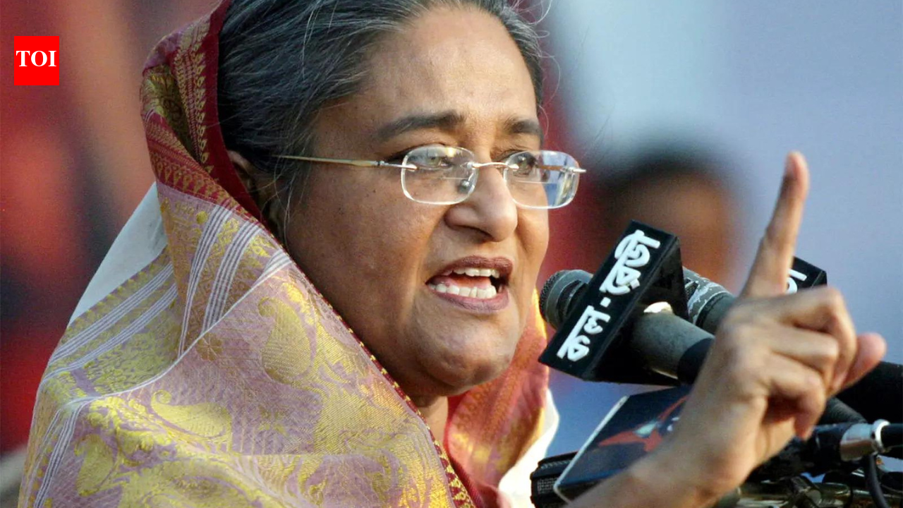 'Murderous, fascist Yunus': Hasina calls for overthrow of ‘puppet regime’ in Bangladesh; unveils 5-point plan | India News