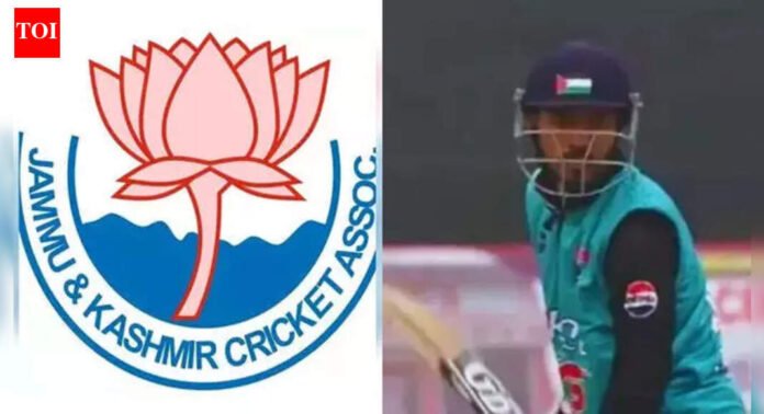 Palestine flag at Jammu cricket match: J&K Police launch probe — player, organiser questioned