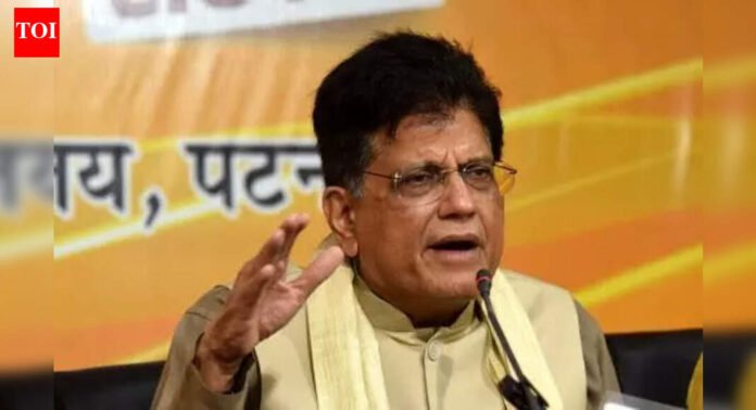Piyush Goyal suggests concessions for precast, steel construction to curb pollution | Mumbai News
