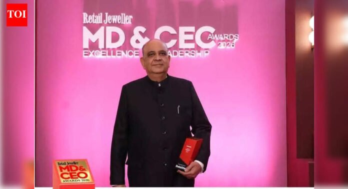 Proud moment for the Memons as Abdus Samad Motiwala receives Lifetime Achievement Award at the Retail Jeweller MD & CEO Awards 2026 | Mumbai News