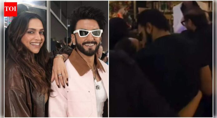 Ranveer Singh and Deepika Padukone ring in the new year with a KISS; photo goes viral and leaves their fans gushing over it |