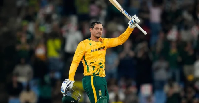 Record-breaking century in 100th T20I: Quinton de Kock stars in South Africa’s series victory over West Indies