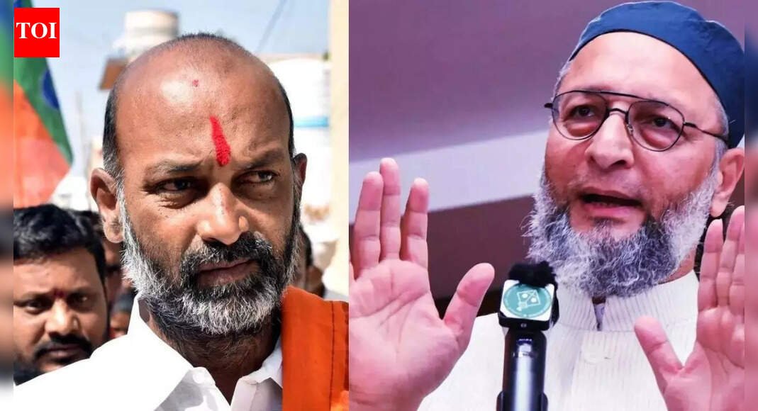 ‘Slogans don’t hide zero representation’: Union minister Bandi Sanjay on Owaisi’s ‘burqa-clad PM’ remark; hits back at AIMIM chief | India News